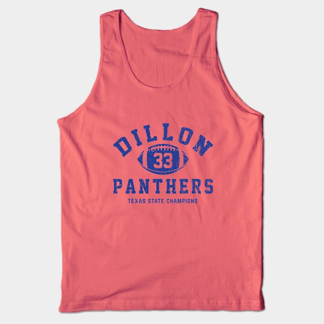 Dillon Panthers #33 Texas State Champions Tank Top by BodinStreet